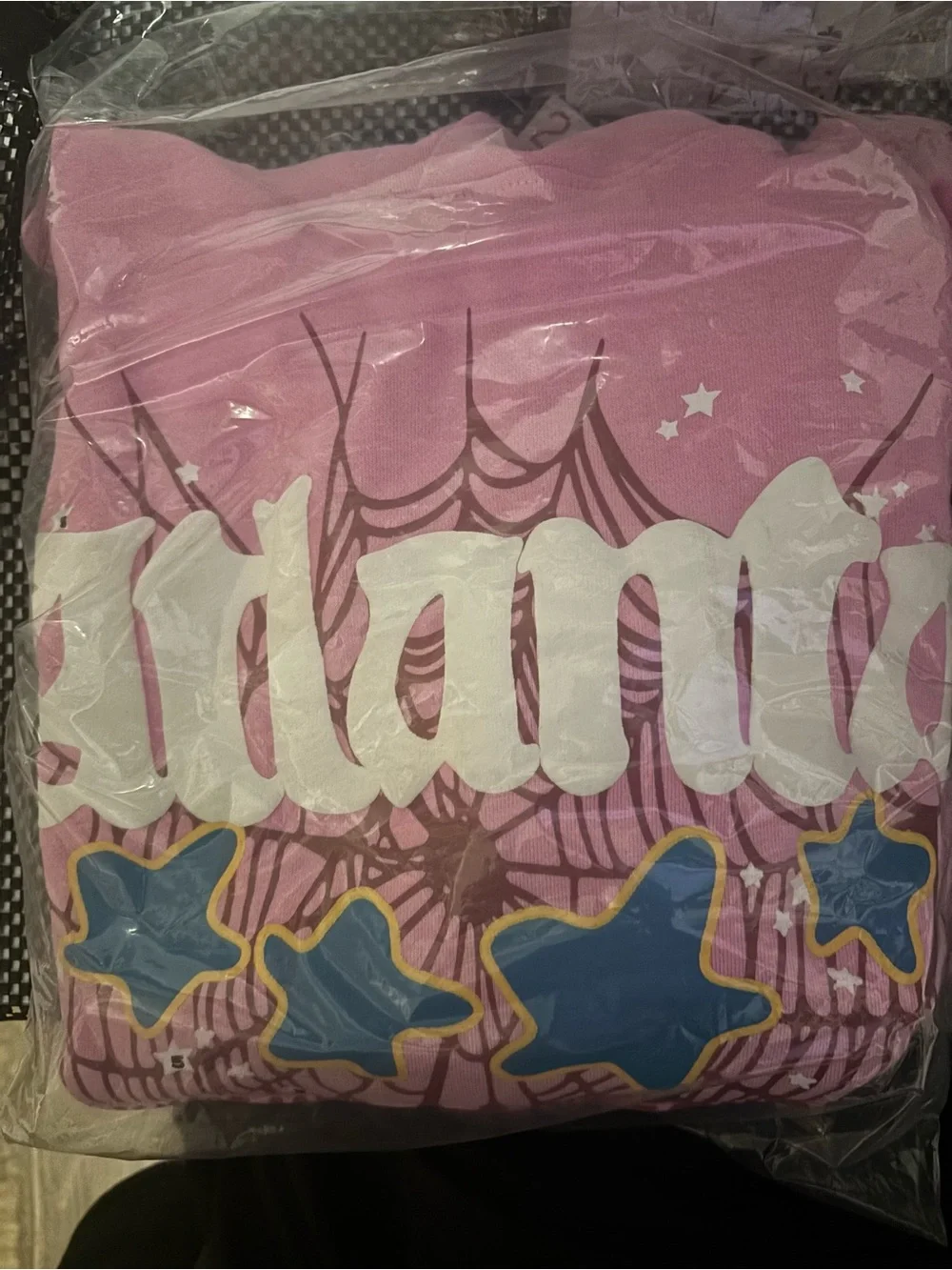 Pink Atlanta Graphic Hoodie Sweatshirt